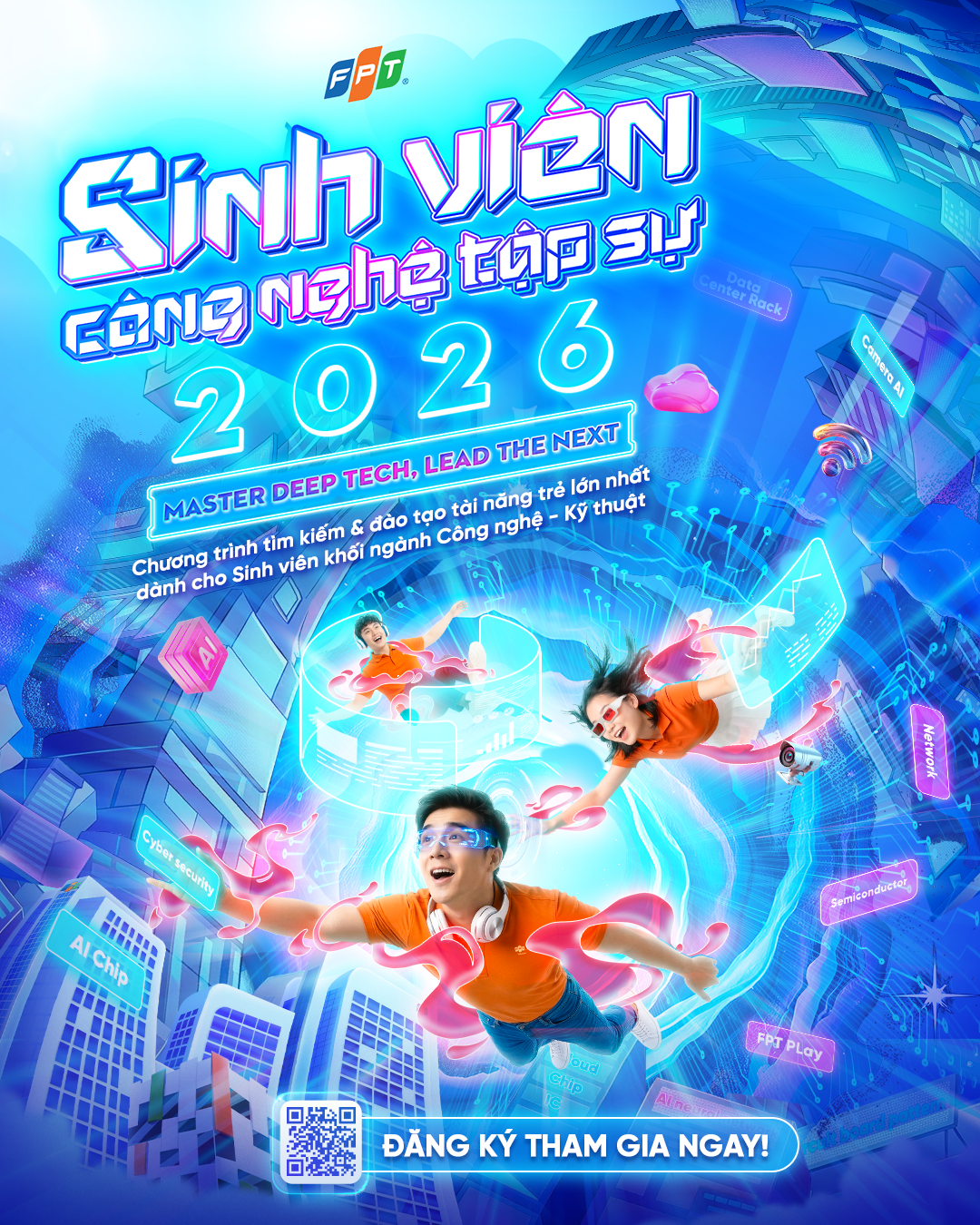 FPT Telecom tìm kiếm tài năng gia nhập “Sinh viên công nghệ tập sự 2026”