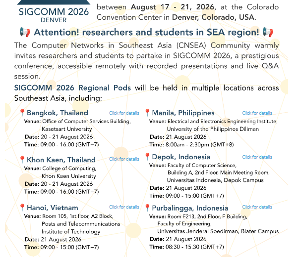 ICN Lab Hosts ACM SIGCOMM 2026 Regional Pod in Hanoi